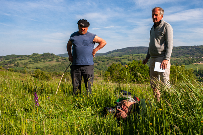 En Aveyron lors de la r�alisation du livre 